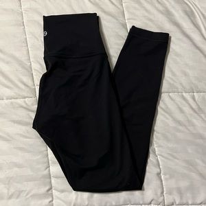 Wunder under high rise lululemon black leggings